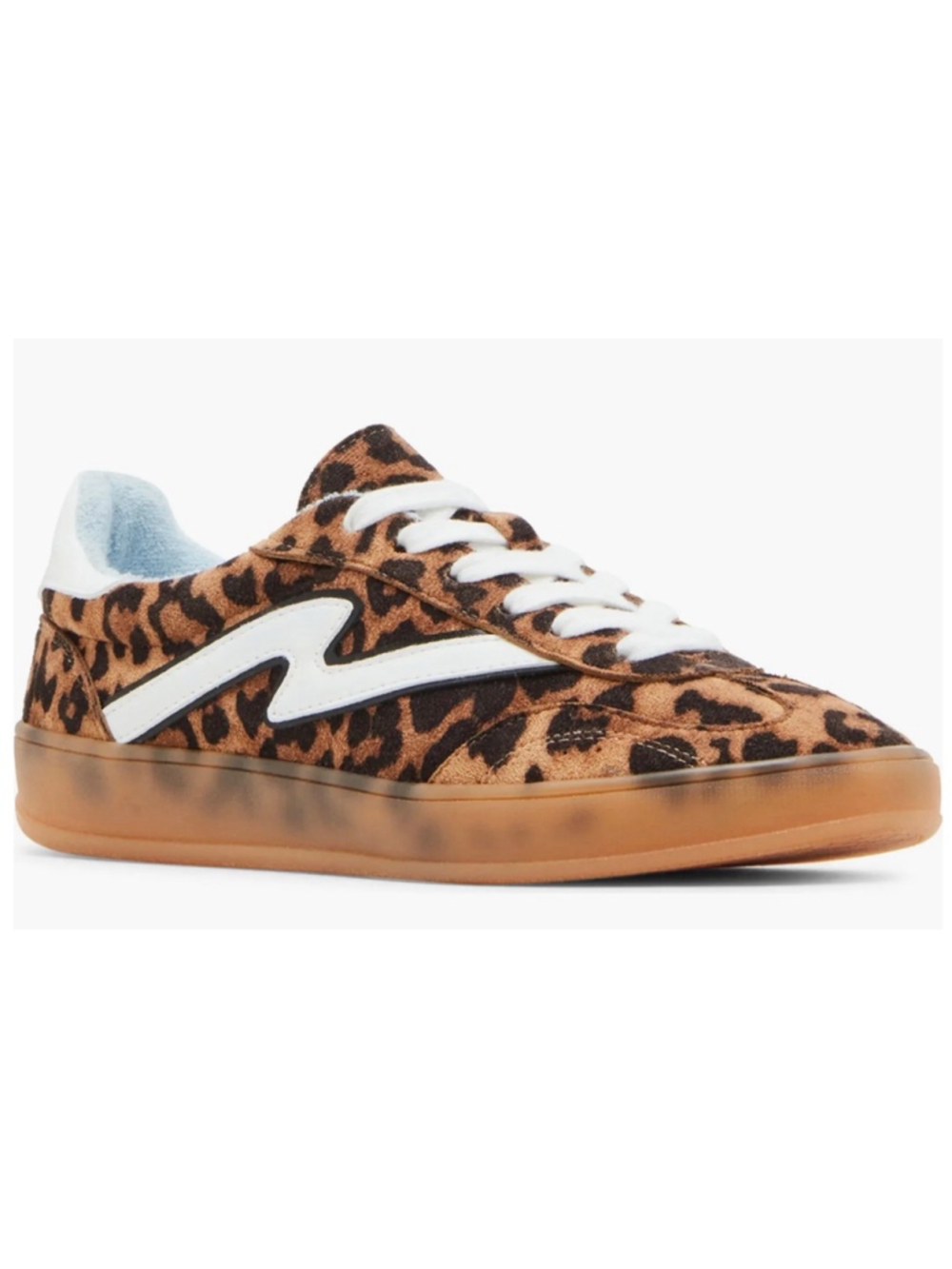 Women's Madden Girl Leopard Giia Print Sneakers, Brown and White